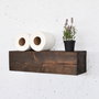 Hanah Home Raf300 Estantería de Pared de Madera Natural